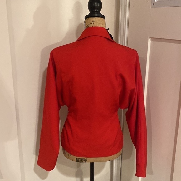 Nasty Gal Ruched Side Double Breasted Blazer Size US 2 NWT - Picture 5 of 10